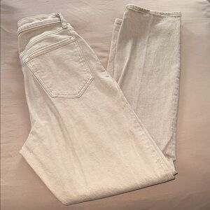 Women's Cream Jeans Abrecrombie Curve Love